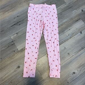SKIMS Kim Kardashian girls sleep pants size 10 cherry blossom new without tags